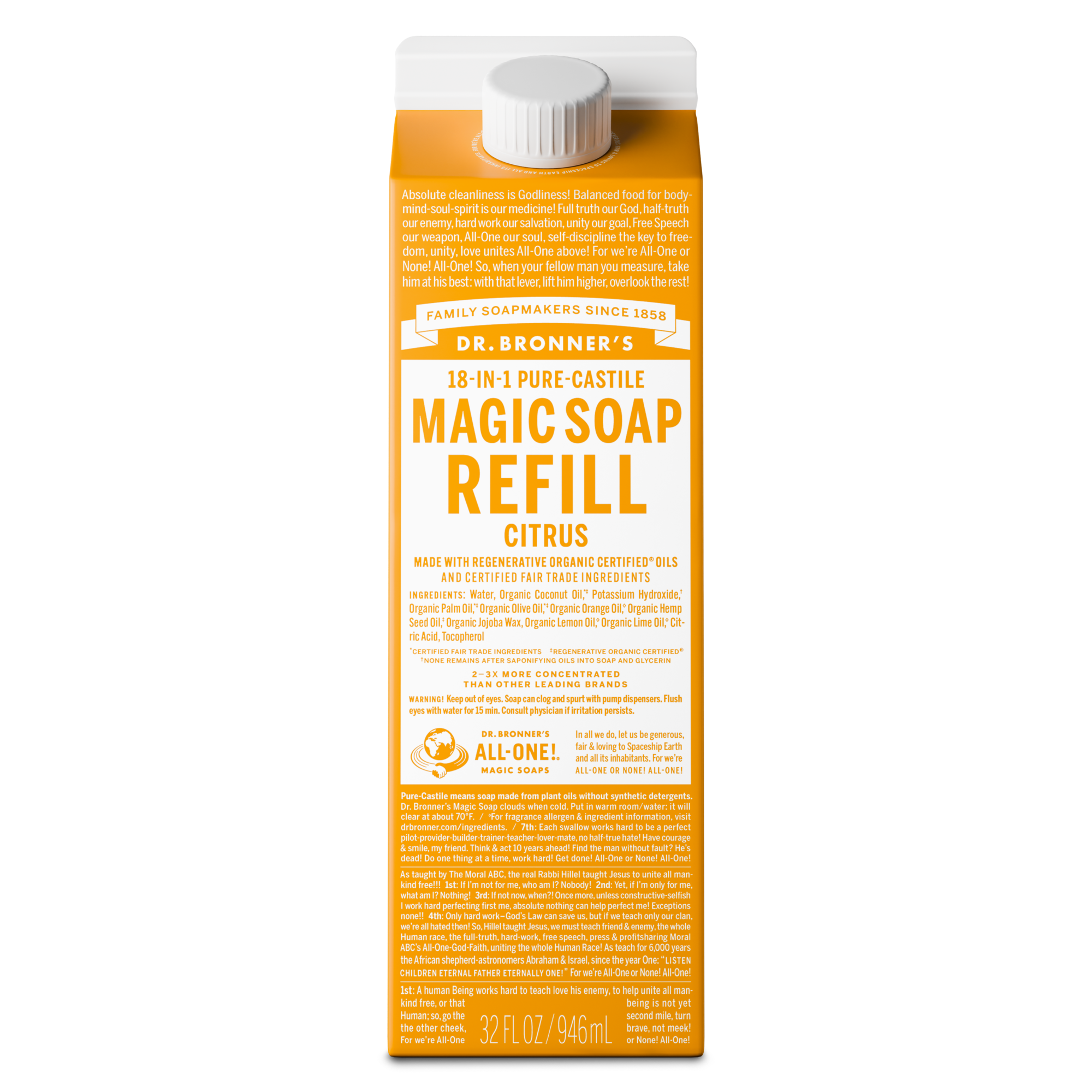 Citrus - Pure-Castile Magic Soap Refill ?