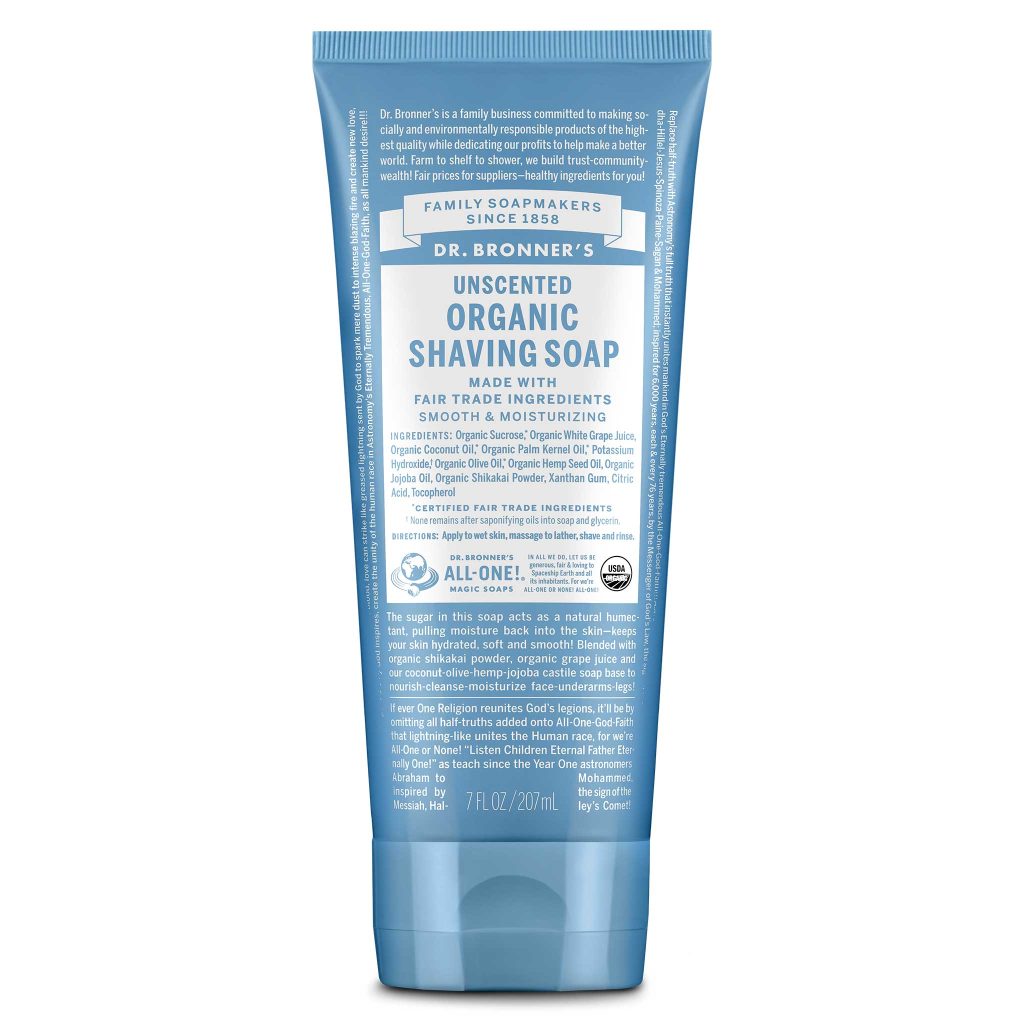 Unscented - Organic Shaving Soaps