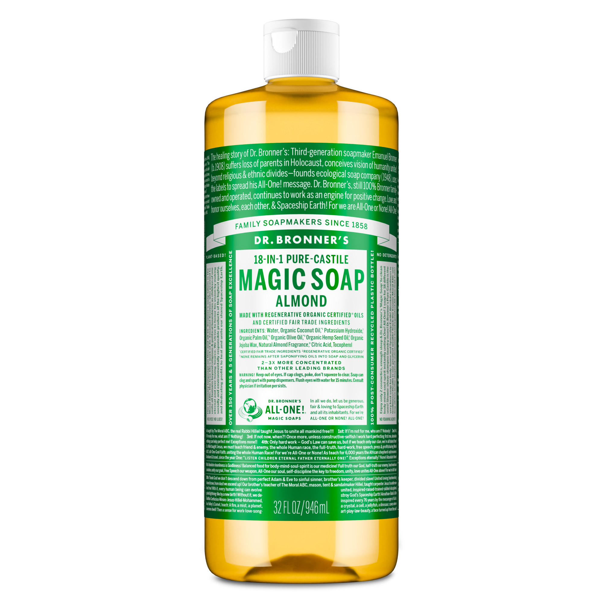 Almond - Pure-Castile Magic Soap